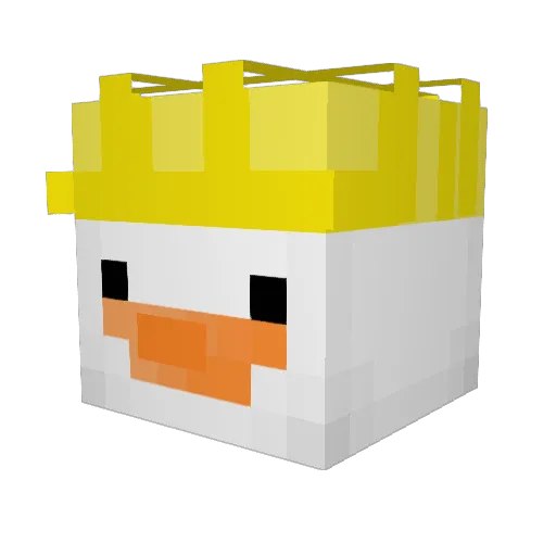 FreezingSoup71 Minecraft avatar head, 3D render