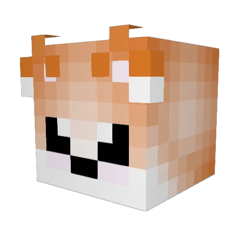 Freezing_eye Minecraft avatar head, 3D render