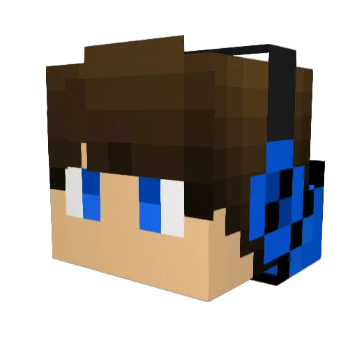Freezingcreeper2 Minecraft avatar head, 3D render