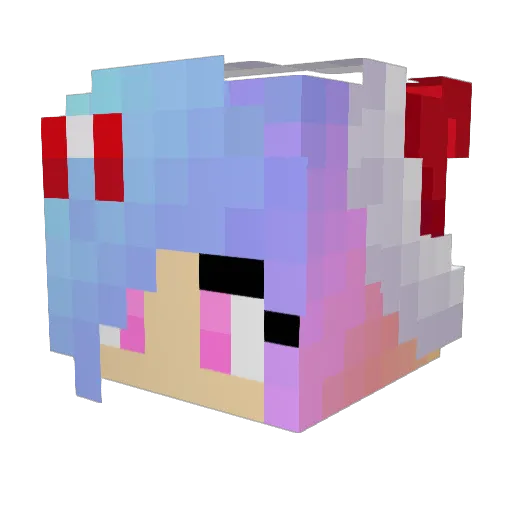 Freezly465 Minecraft avatar head, 3D render