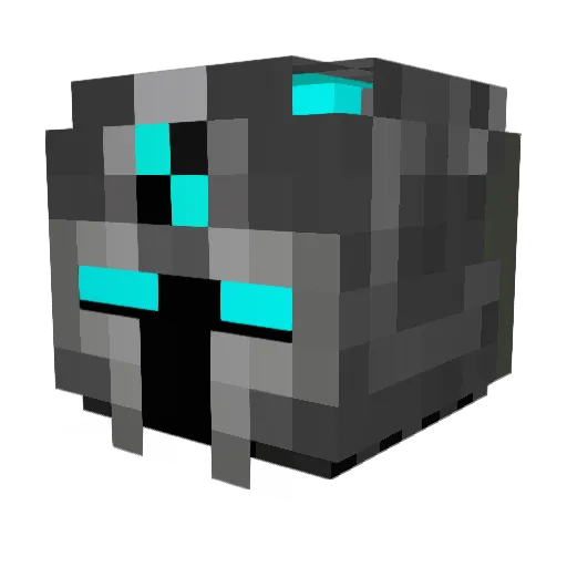 FreezyBweezy Minecraft avatar head, 3D render