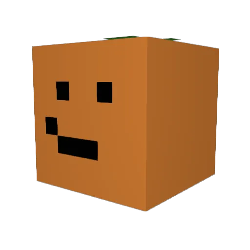 FreezyMe Minecraft avatar head, 3D render