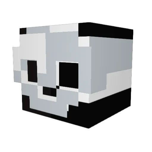 Freezyisok Minecraft avatar head, 3D render