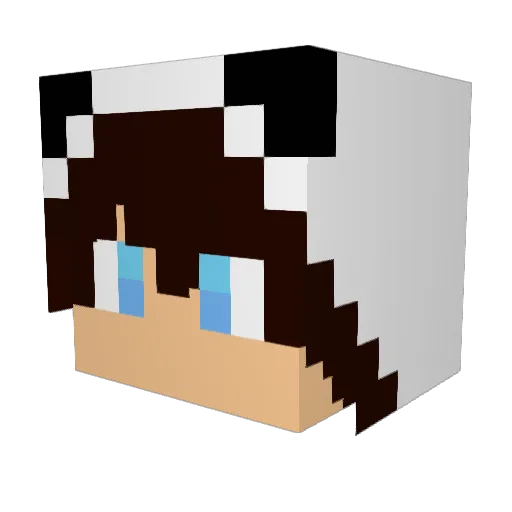 Freezzy_HD Minecraft avatar head, 3D render