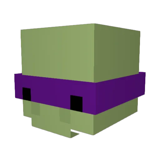 Freicken Minecraft avatar head, 3D render