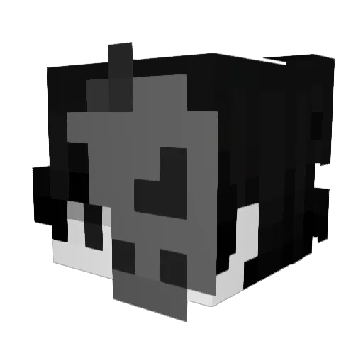 FreiheitsKrieger Minecraft avatar head, 3D render