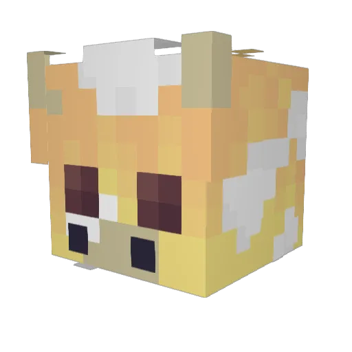 FreitagM1tte Minecraft avatar head, 3D render