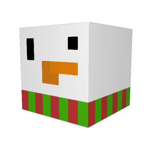 FreiyaV Minecraft avatar head, 3D render