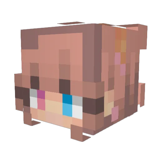 Freja_307 Minecraft avatar head, 3D render