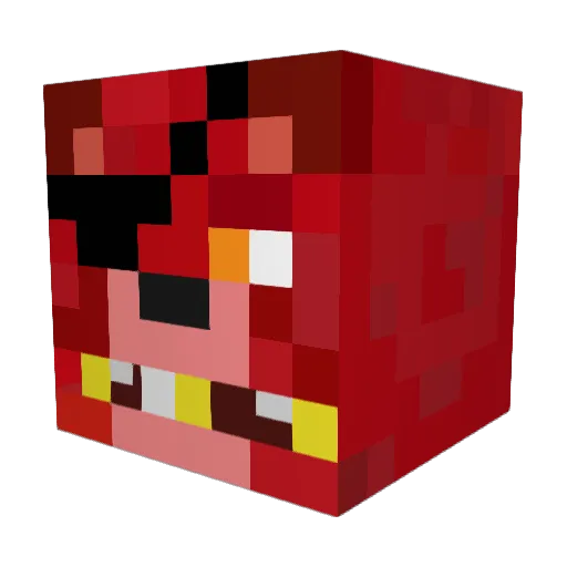 Frejander Minecraft avatar head, 3D render