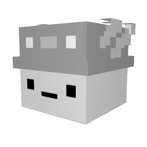 Frenarx_ Minecraft avatar head, 3D render