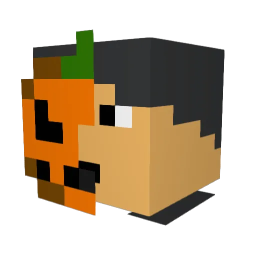 FrenchFry4681 Minecraft avatar head, 3D render