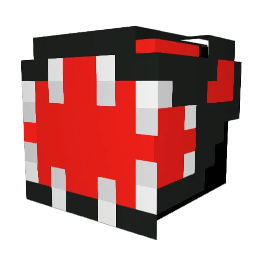 FrenchMort Minecraft avatar head, 3D render
