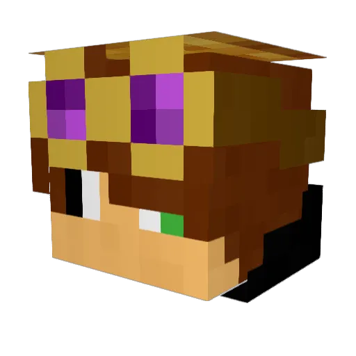 FrenchToast7623 Minecraft avatar head, 3D render