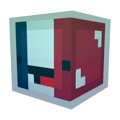 French_Skeppy Minecraft avatar head, 3D render