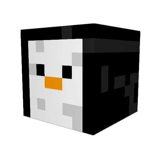Frenchfrieshead Minecraft avatar head, 3D render