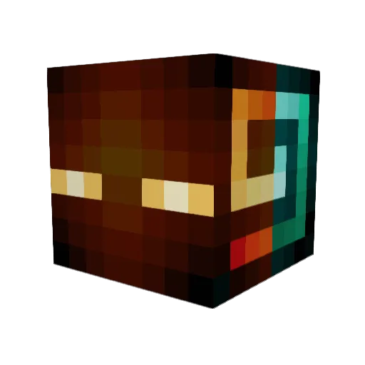 Frenrik Minecraft avatar head, 3D render