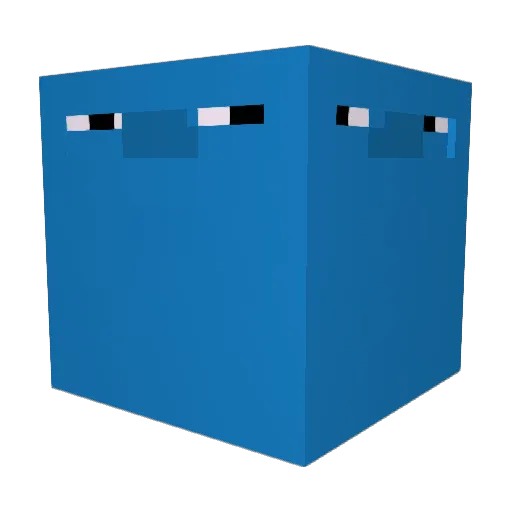 Frenszy Minecraft avatar head, 3D render