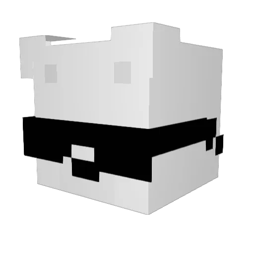 Frenx69 Minecraft avatar head, 3D render