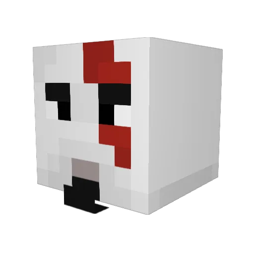 FrenziedRanger2 Minecraft avatar head, 3D render