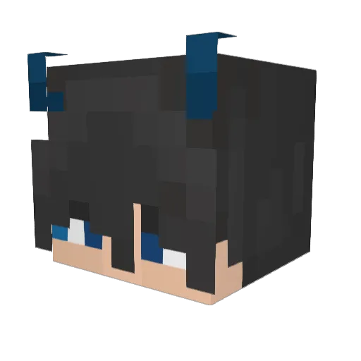 FreshBro3332 Minecraft avatar head, 3D render