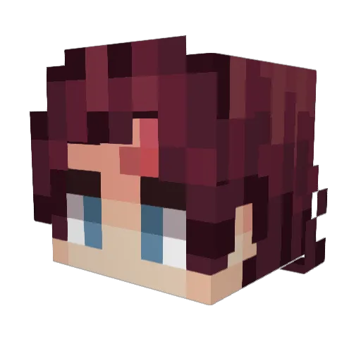 FreshMonkey5 Minecraft avatar head, 3D render