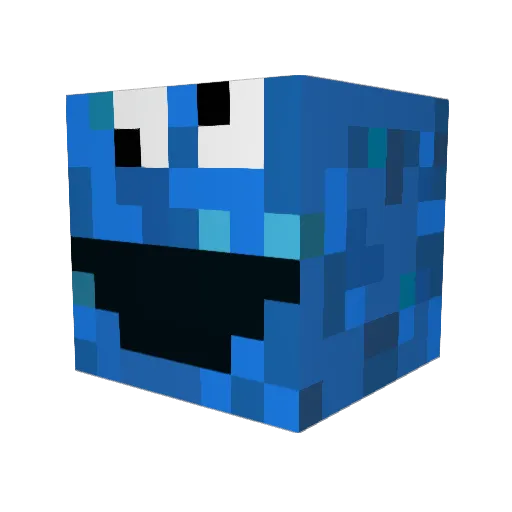 FreshOpi Minecraft avatar head, 3D render