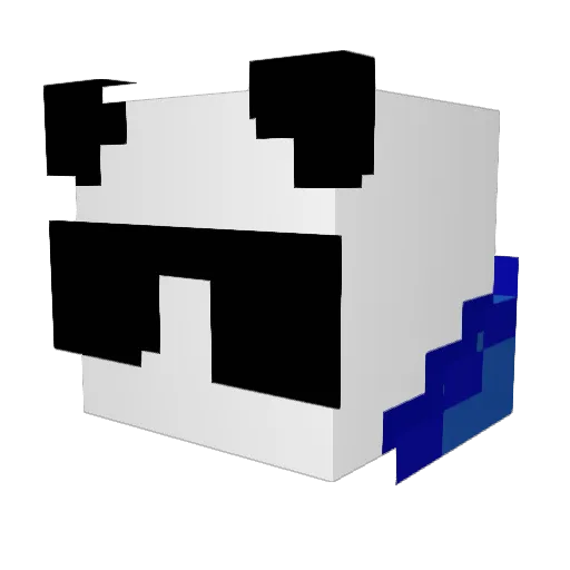 FreshPrince04 Minecraft avatar head, 3D render