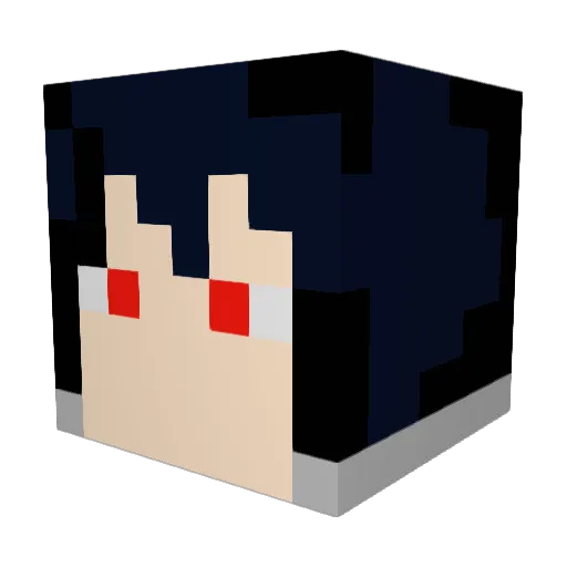 FreshToasters Minecraft avatar head, 3D render