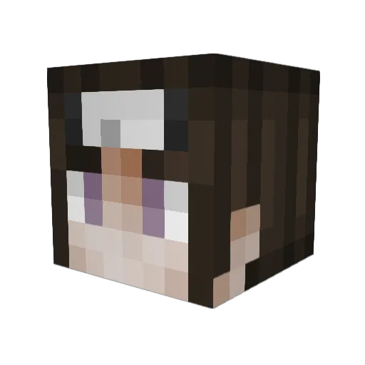 FreshUpdate Minecraft avatar head, 3D render