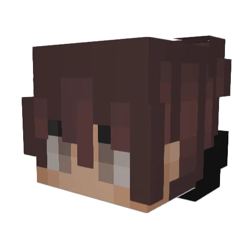 FreshWAS Minecraft avatar head, 3D render