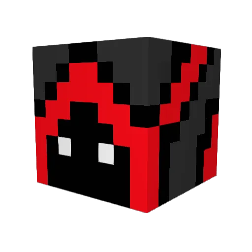 FreshWarlord Minecraft avatar head, 3D render