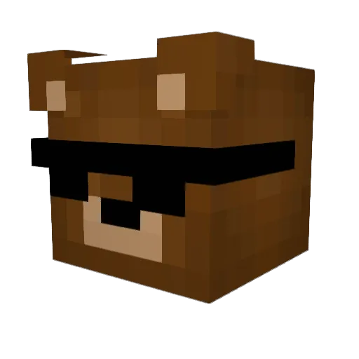 Fresh_Bear123 Minecraft avatar head, 3D render