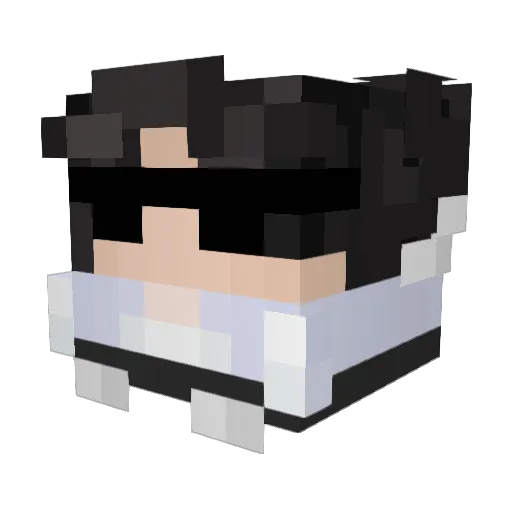 Freshe_Motte Minecraft avatar head, 3D render