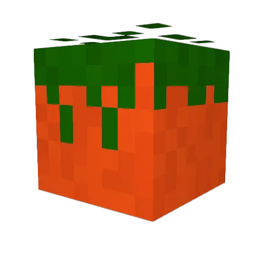 Freshified Minecraft avatar head, 3D render