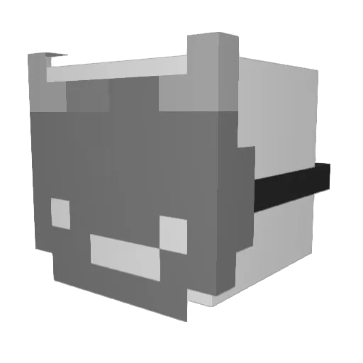 FreshyNoob Minecraft avatar head, 3D render