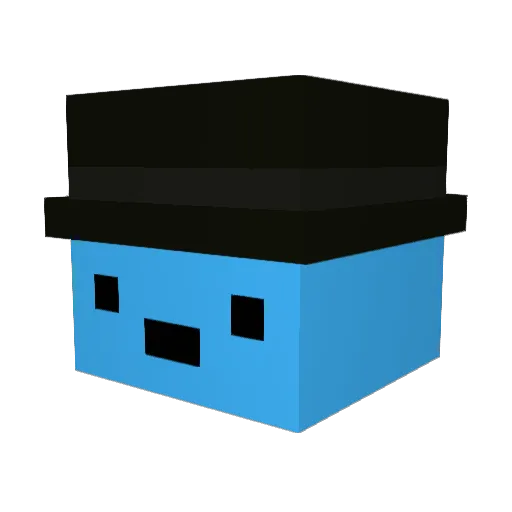 FressPress Minecraft avatar head, 3D render
