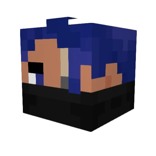 FretfulJarhead Minecraft avatar head, 3D render