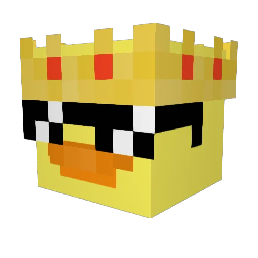 FrexsOffi Minecraft avatar head, 3D render