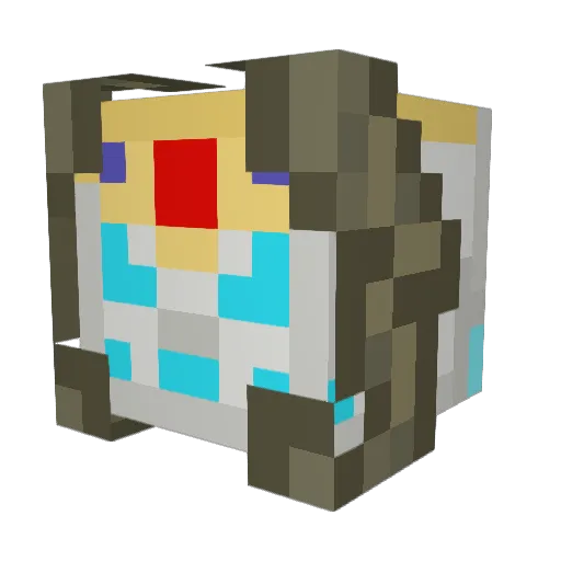 FreyJenkins Minecraft avatar head, 3D render
