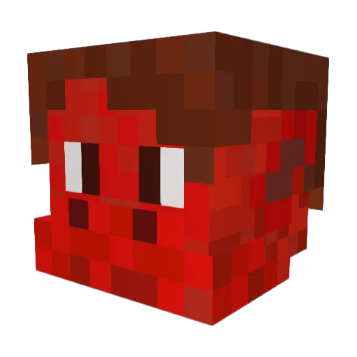 FreyaSayadria Minecraft avatar head, 3D render