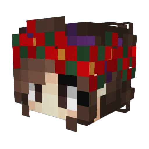 Freya_98 Minecraft avatar head, 3D render