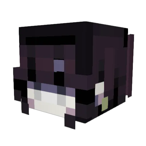 Freyalings Minecraft avatar head, 3D render