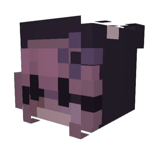 Freyavrc Minecraft avatar head, 3D render