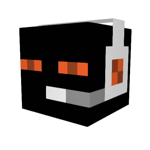 Frez2000 Minecraft avatar head, 3D render