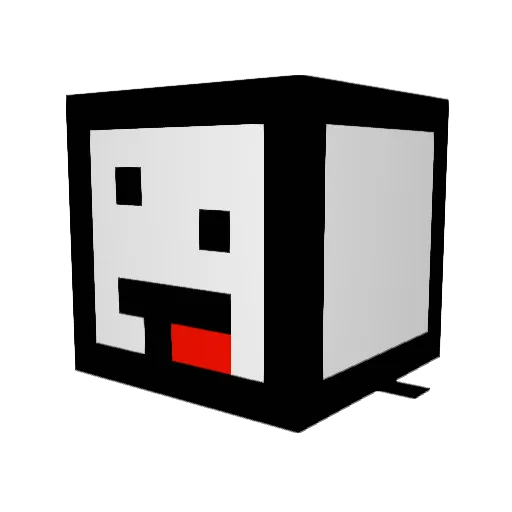 Freznut Minecraft avatar head, 3D render