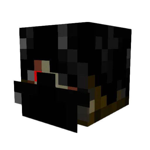 Frezoben Minecraft avatar head, 3D render