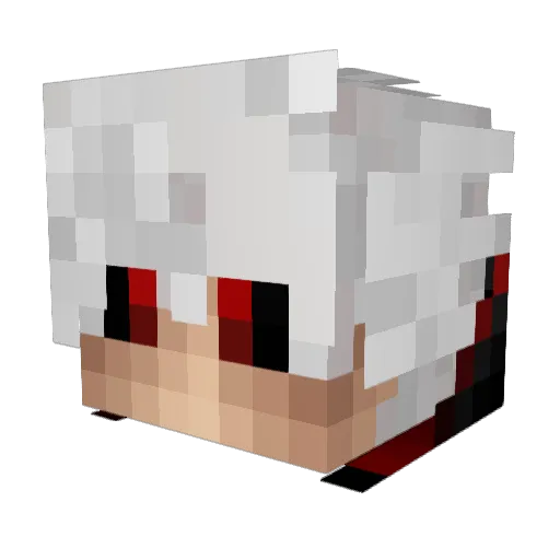 FrezzeKingHD Minecraft avatar head, 3D render