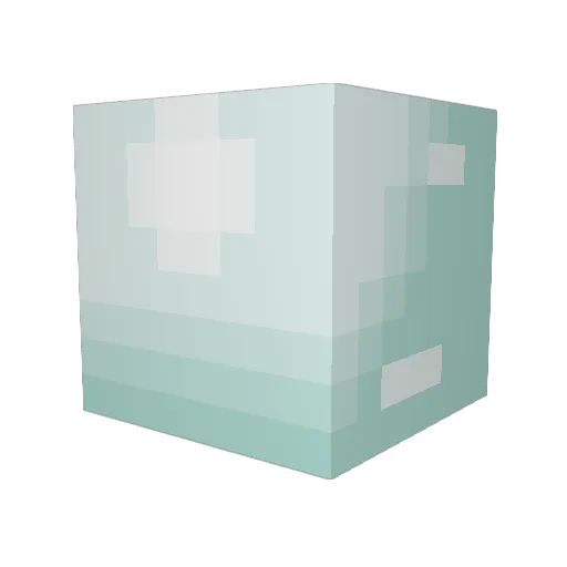 FrezzerV Minecraft avatar head, 3D render
