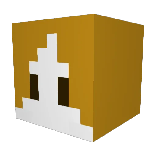 FriF_TBZ Minecraft avatar head, 3D render